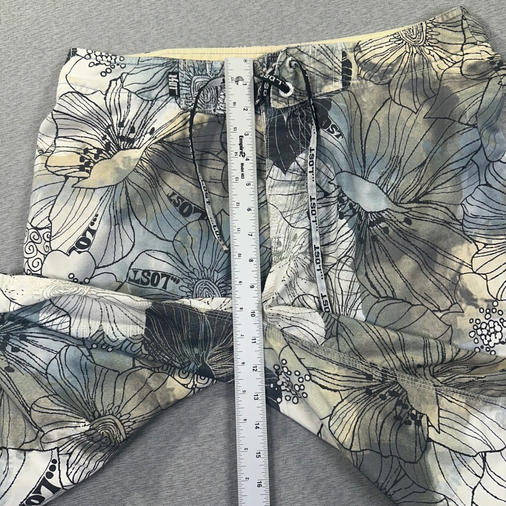 Y2K Lost Enterprise Mayhem Board Shorts Mens 32 Floral AOP Surf Swim Trunks - Picture 5 of 9